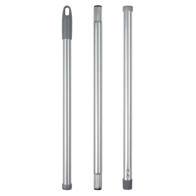 Seau essoreur 10L avec balai et manche plastique gris