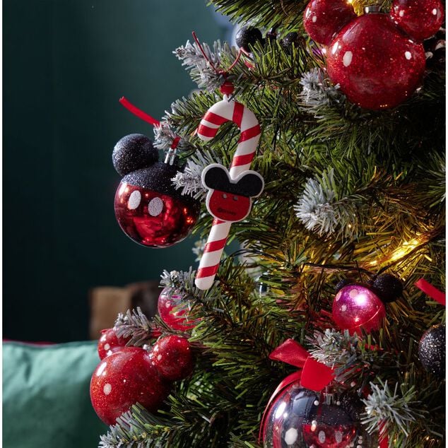 Canne à sucre Disney à suspendre Noël H22 cm (2 modèles)