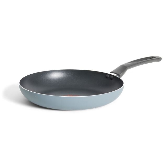 Po&ecirc;le tous feux dont induction thermosensor aluminium gris &Oslash;28cm