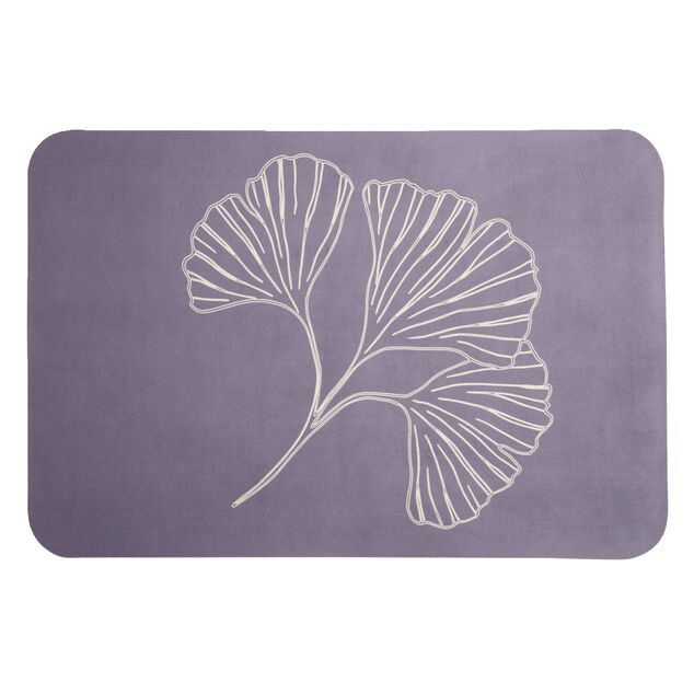 Tapis de bain en caoutchouc 38x58cm (4 modèles)