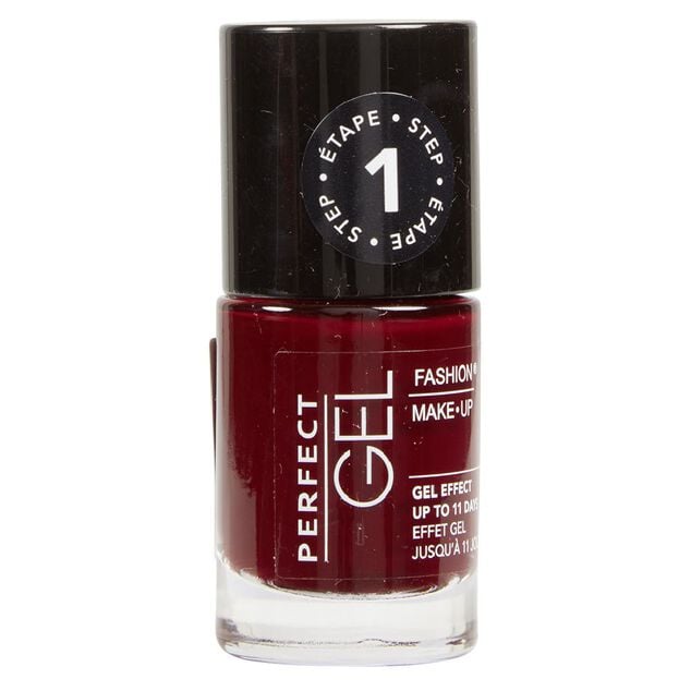 Vernis &agrave; ongles fashion perfect gel grenat n&deg;10