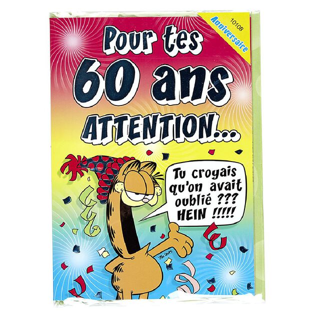 Carte maxi Garfield