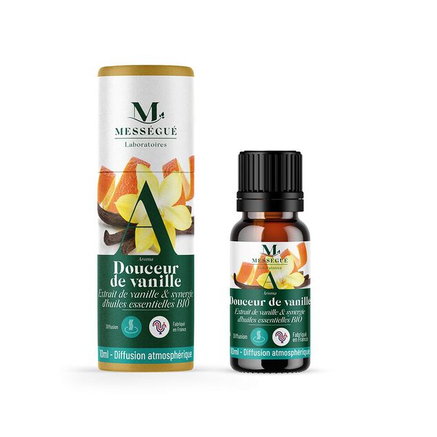 Synergie d'huiles essentielles bio douceur de vanille Mességué 10ml