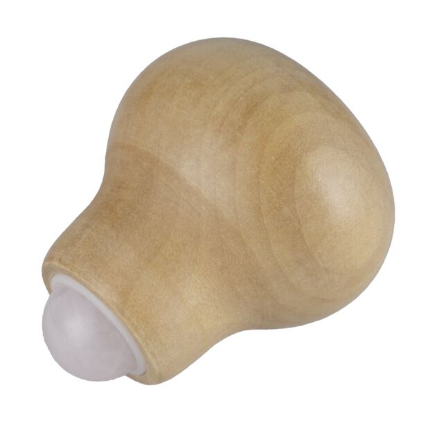 Roll-on de massage bois et bille quartz