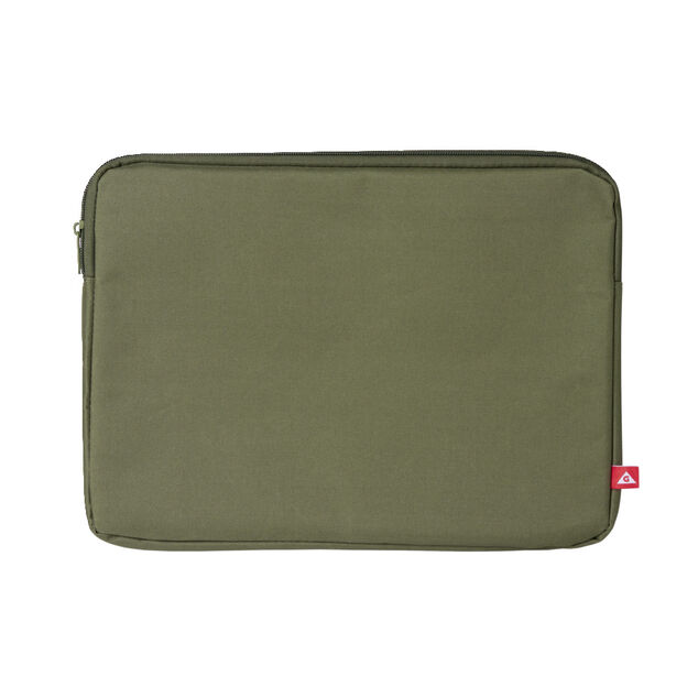 Pochette protection ordinateur polyester vert 34x24x2cm