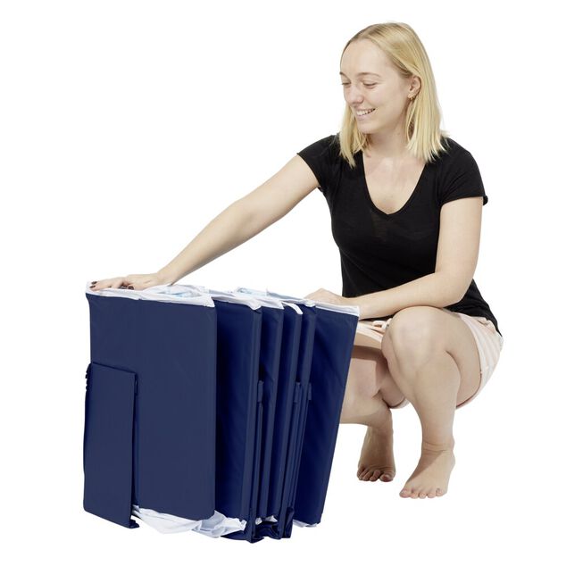 Piscine rectangulaire pliable Funky bleue 528L 185x140xH45cm