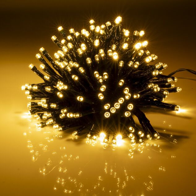 Guirlande de No&euml;l lumineuse 240LED blanc chaud 17,9 m d'&eacute;clairage