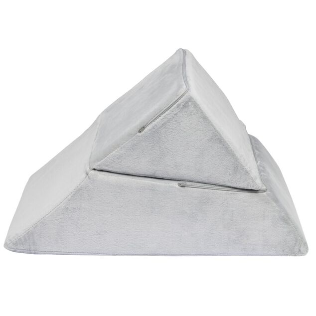 Coussin triangulaire multifonction à double cale