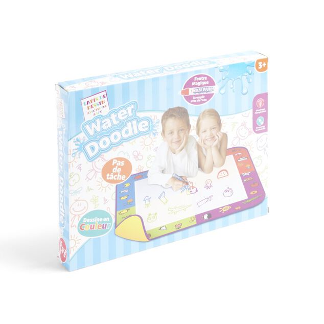 Toile de coloriage effa&ccedil;able 75x75cm avec feutre magique