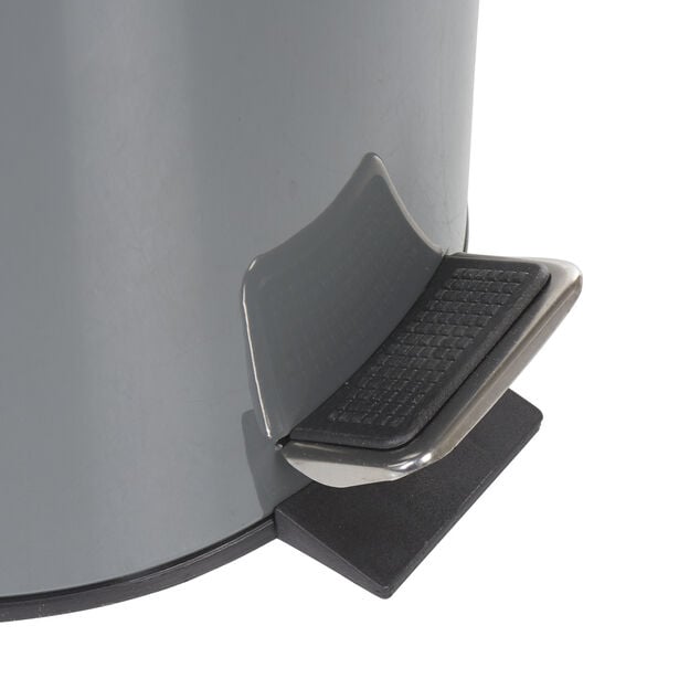 Poubelle ronde gris 5 L