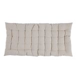 Matelas de sol velours c&ocirc;tel&eacute; 120x60cm beige