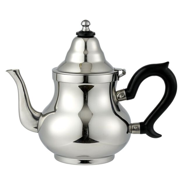 Théière marocaine orientale inox avec anse H21,5cm