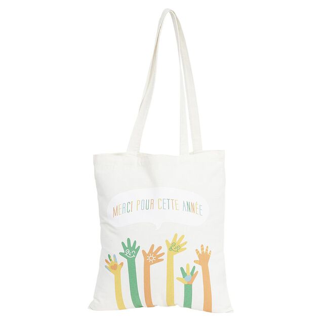 Tote bag &agrave; inscription