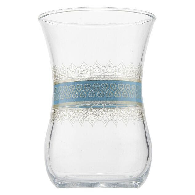 Verre &agrave; th&eacute; x6 verre motif oriental Touareg 11.5cl