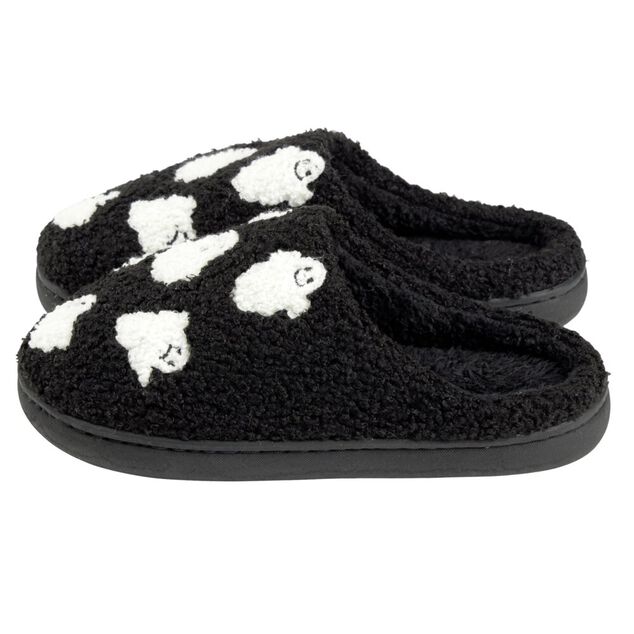 Chaussons unisexes noir fant&ocirc;me Halloween 36&agrave;45