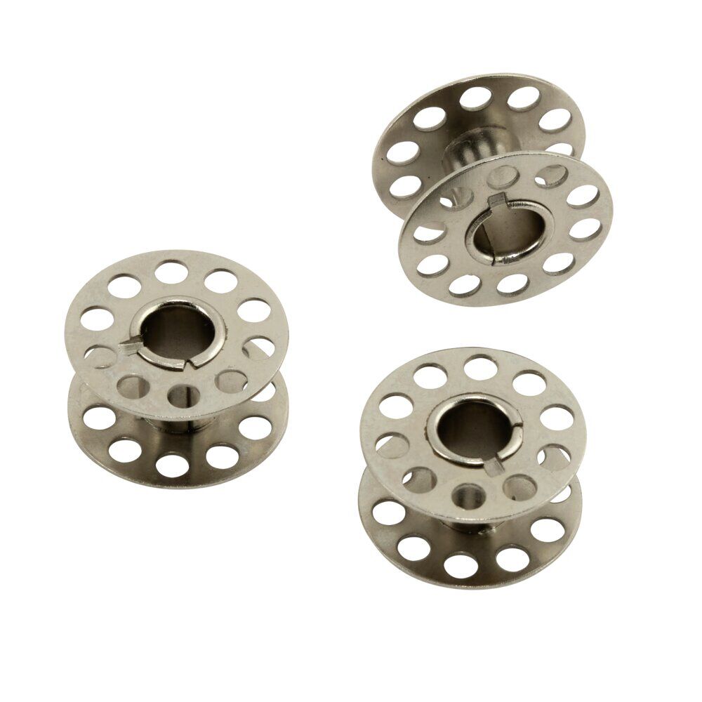 Lot De 5 Canettes Plates En Plastique Pour Machines à Coudre - Bobines Vides Universelles - 2