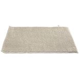 Tapis de salle de bain chenille taupe 65x45 cm