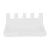 Support à couverts en plastique blanc 14,5x13x5cm