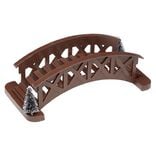 Décoration pont et sapin pour village de Noël