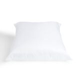 Oreiller confort moelleux 60x60cm polyester blanc