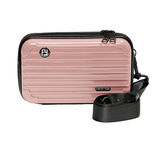 Sac &agrave; main valise avec bandouli&egrave;re amovible noir 18x7xH11cm