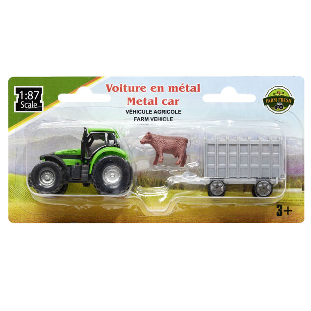 Tracteur avec remorque L20cm (6 modèles)