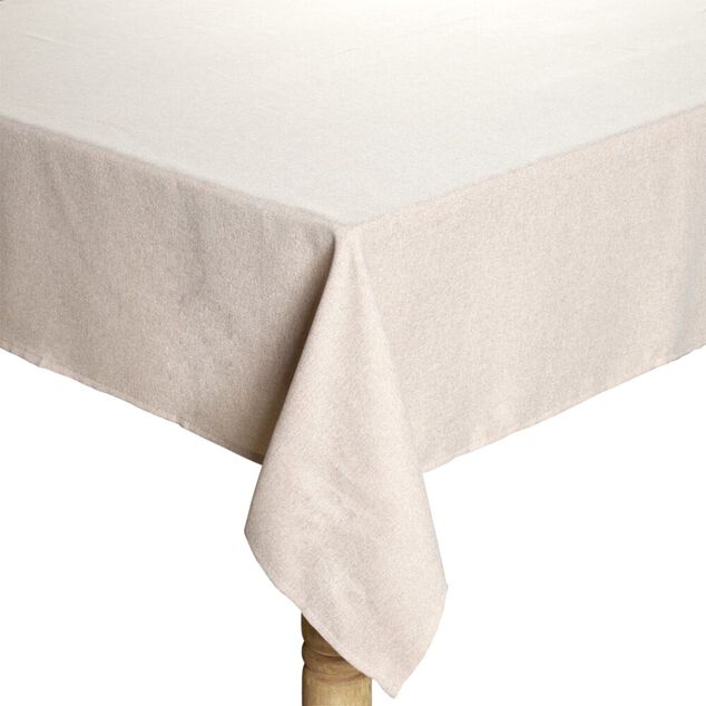 Nappe effet lin imperm&eacute;able 140x250cm (3 mod&egrave;les)