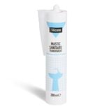 Mastic pour sanitaire silicone transparent 280ml