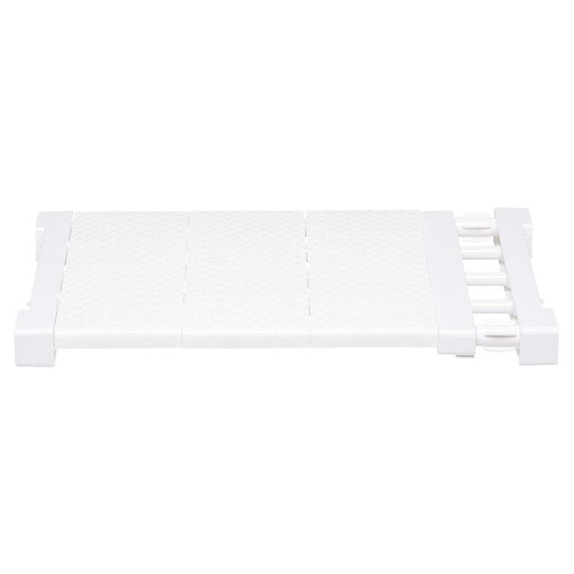 &Eacute;tag&egrave;re amovible extensible blanche 38/55 cm