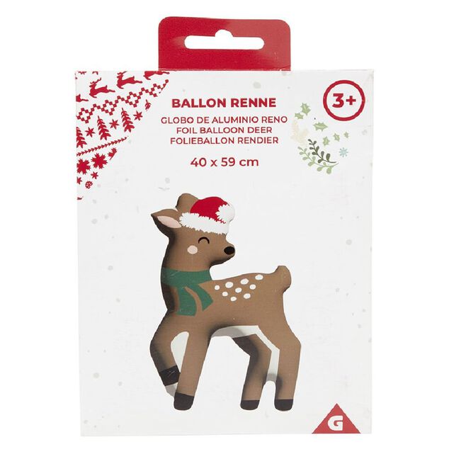 Ballon renne 59x55cm