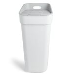 Poubelle de tri blanche 30L