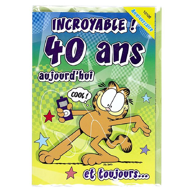 Carte maxi Garfield