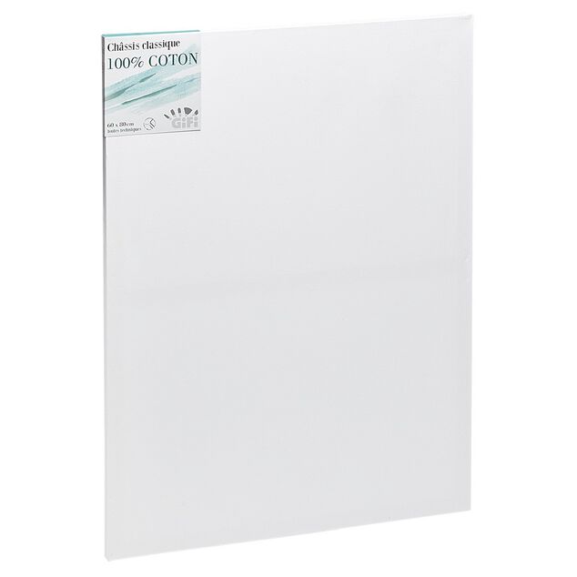 Ch&acirc;ssis blanc 60x80cm