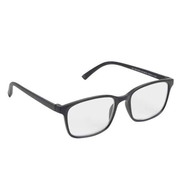 Lunette de lecture loupe verre et acier noir mat