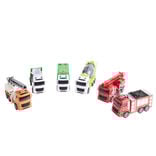 Lot de 6 véhicules de constructions - 3 modèles