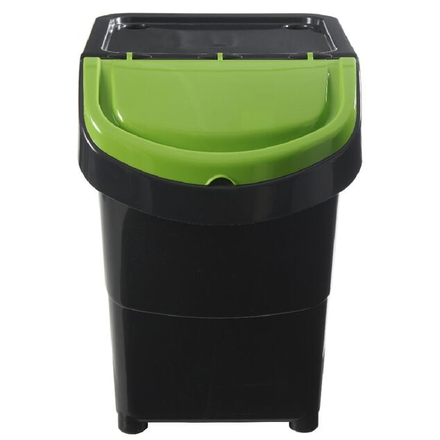 Poubelle empilable color&eacute;e grand mod&egrave;le 40 L