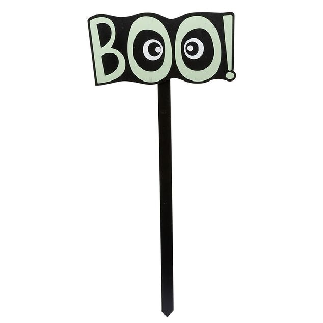 Pancarte en bois &agrave; piquer en ext&eacute;rieur