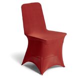 Housse de chaise extensible terracotta L44xP39XH91cm