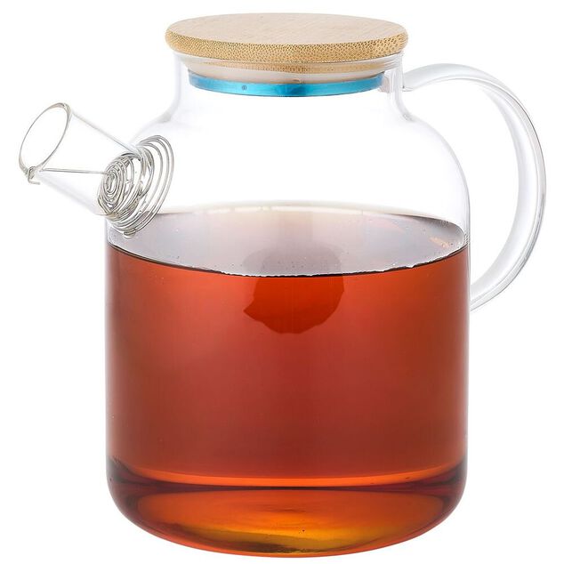 Th&eacute;i&egrave;re en verre et bambou 1,6L
