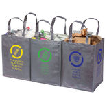 Sac de tri Plastique Verre Papier x3