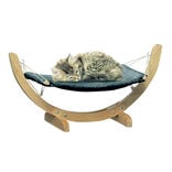 Hamac pour chat en pin et polyester