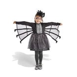 D&eacute;guisement enfant Halloween araign&eacute;e robe noir et blanc 4/6 ans