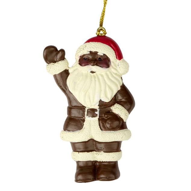 Figurine de No&euml;l &agrave; suspendre en polyr&eacute;sine (6 mod&egrave;les)