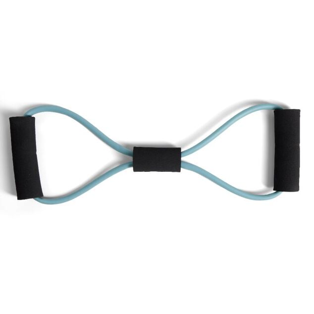 Corde de r&eacute;sistance fitness 1800mm bleu ou rouge