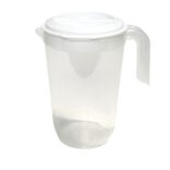 Pichet plastique transparent Ø14,5x21,5cm