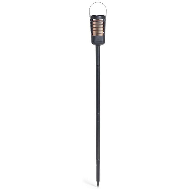Torche solaire Gary 3en1 LED effet flamme H100cm