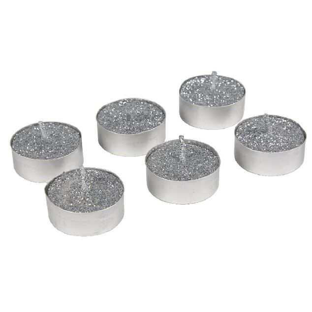 Bougie chauffe-plat x6