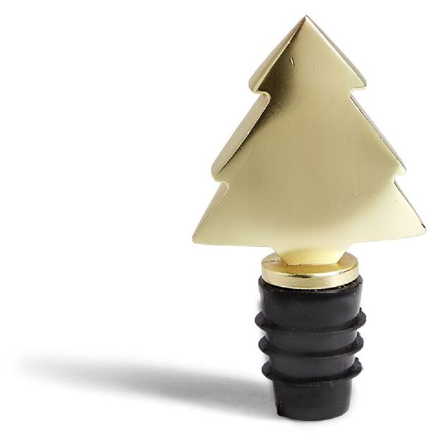Bouchon design No&euml;l dor&eacute; (2 mod&egrave;les)