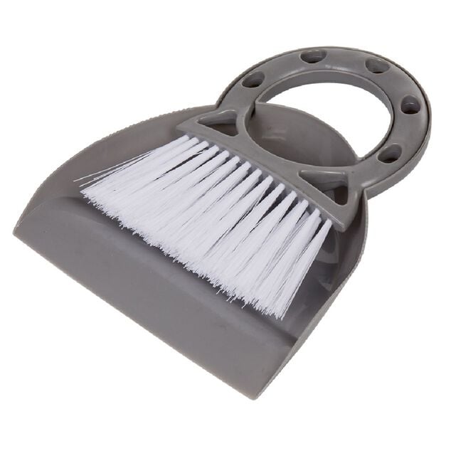 Ensemble mini pelle et balayette gris