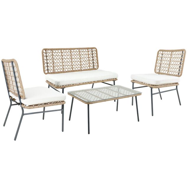 Salon de jardin 4 personnes Bali